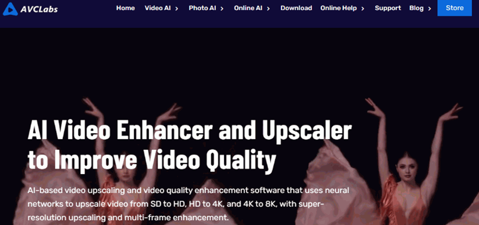 AVC Labs AI Video Quality Enhancer
