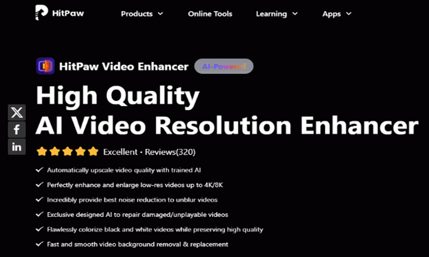 HitPaw AI Video Quality Enhancer