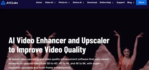AVC Labs AI Video Quality Enhancer