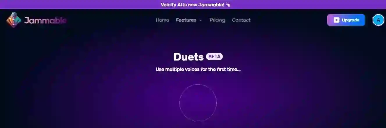 User-friendly interface of feature “Duet”