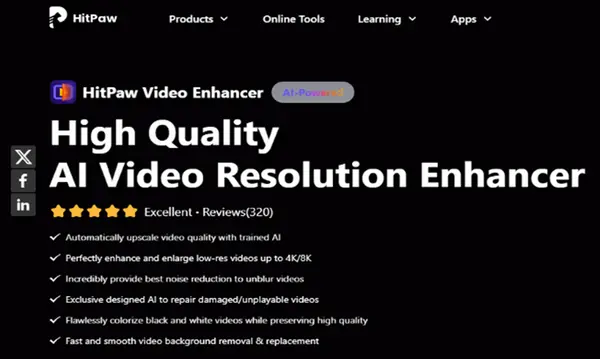 HitPaw AI Video Quality Enhancer