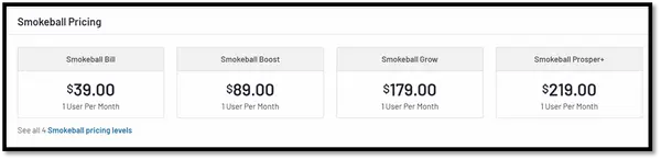 Smokeball Pricing