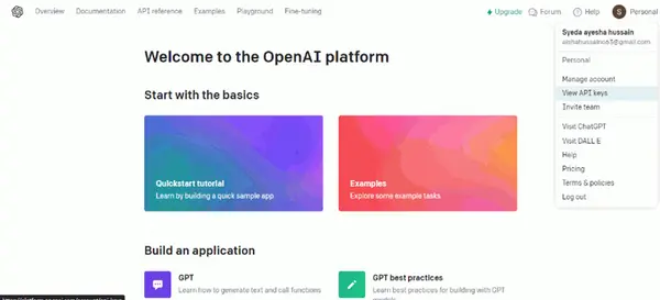 OpenAI Billing Overview