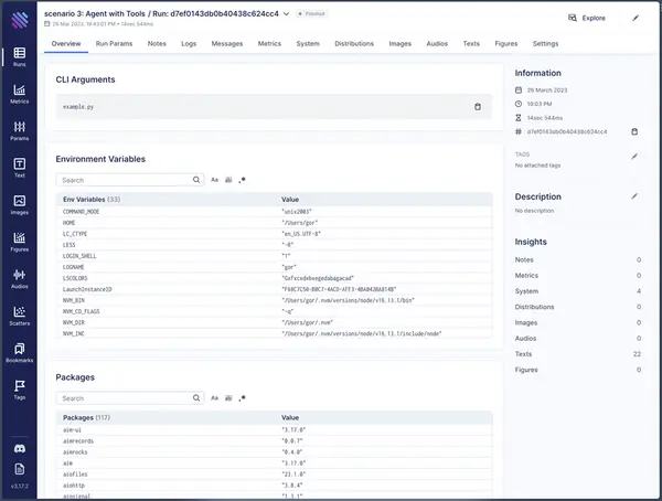 Deep dive into a single execution