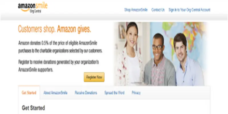 Register with AmazonSmile