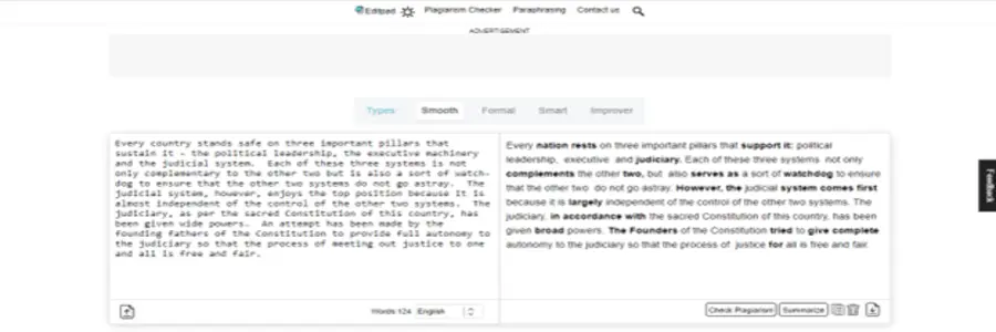 Paraphrasing Tool