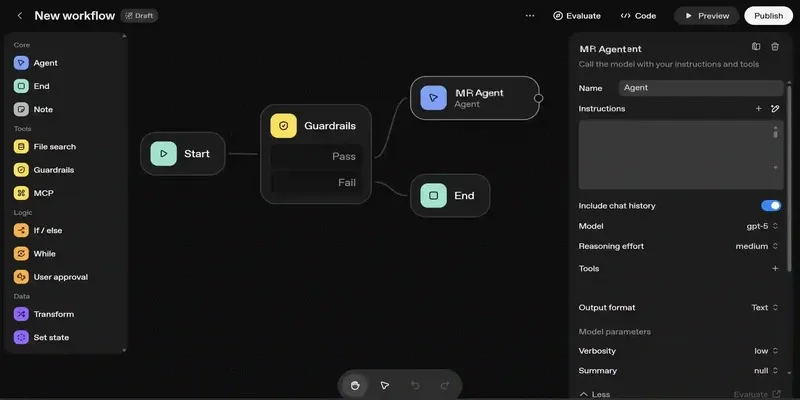 Add the Intelligence with an Agent Node