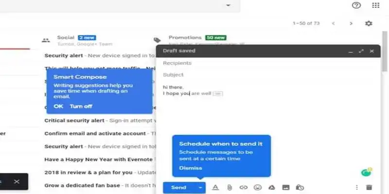 Smart email response uses AI