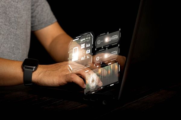 Lets Type Without a Keyboard by Using Spray-On Smart Skin Technology